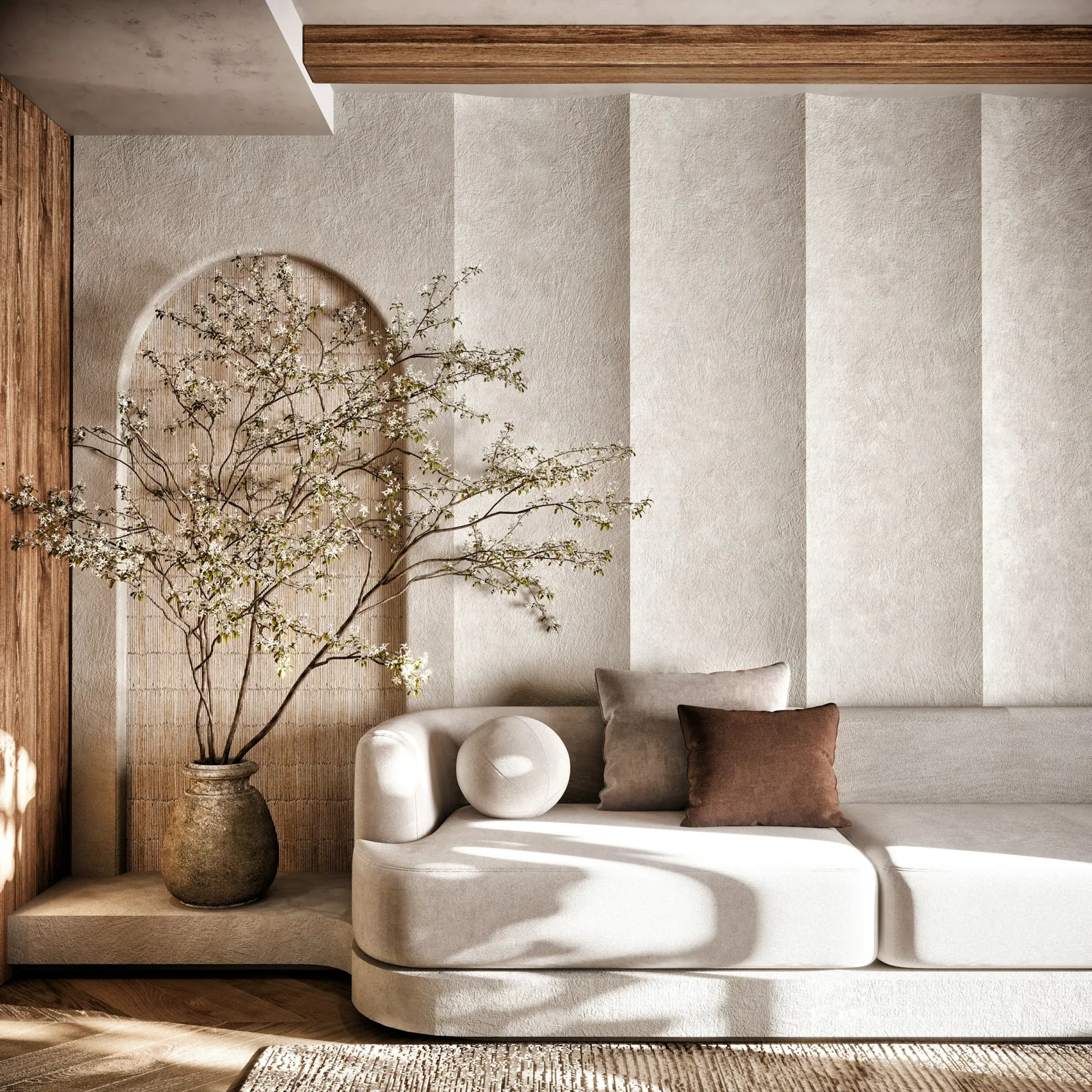 Illustrative furnished interior reference