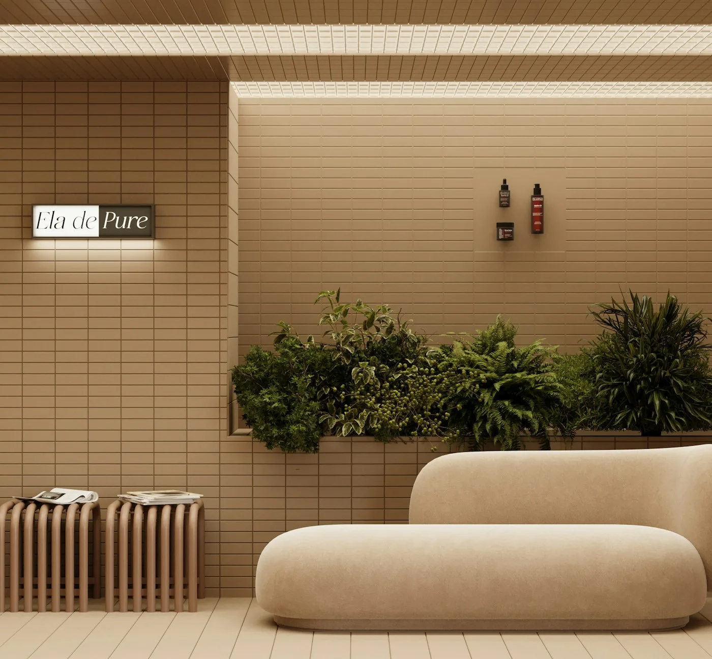 Natural wood and restrained interior details